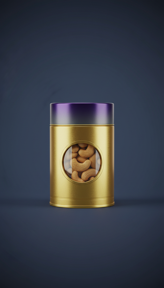Heritage Gold Tin Whole Cashews
